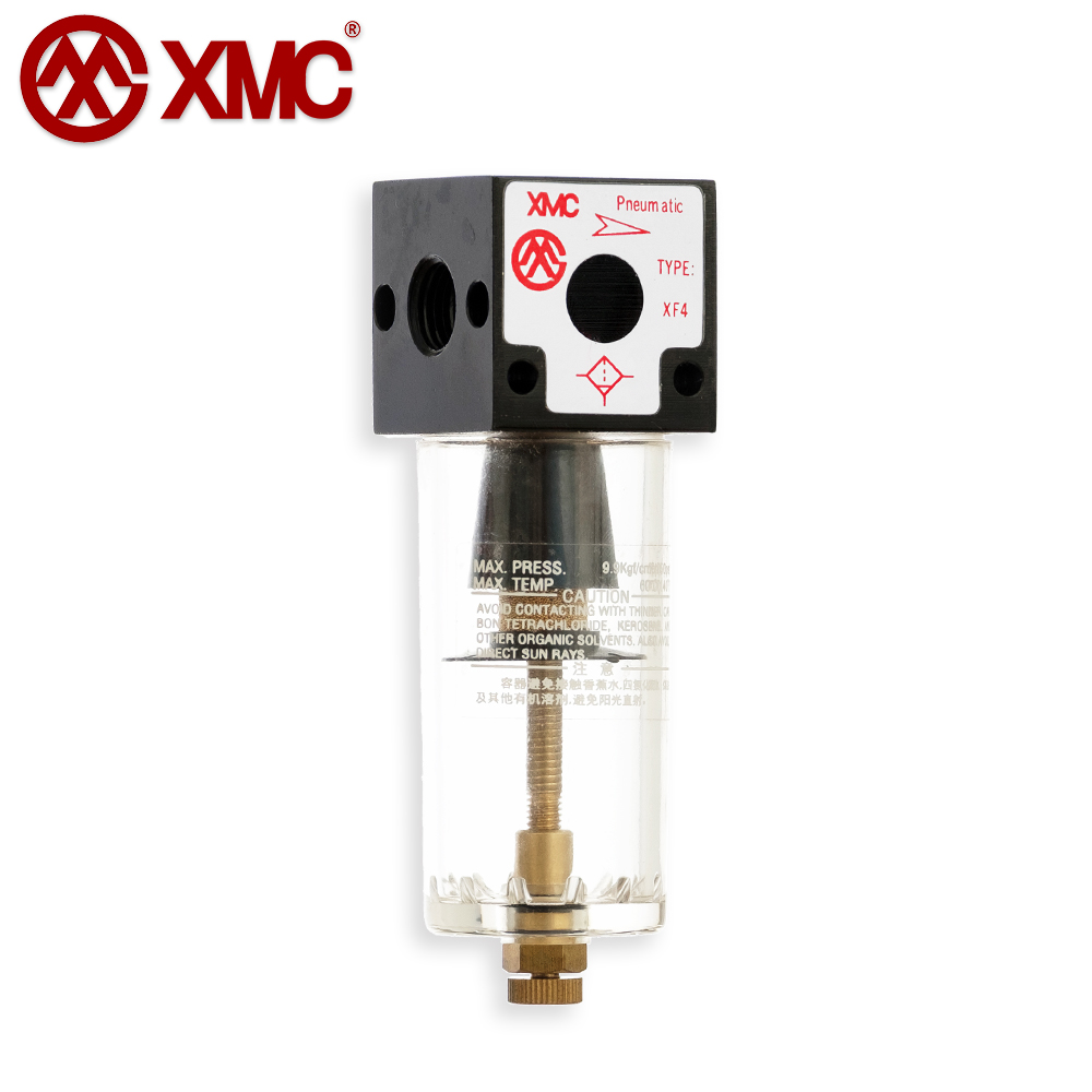 1/4 light in structure compressed air particulate filter for mini pneumatic devices