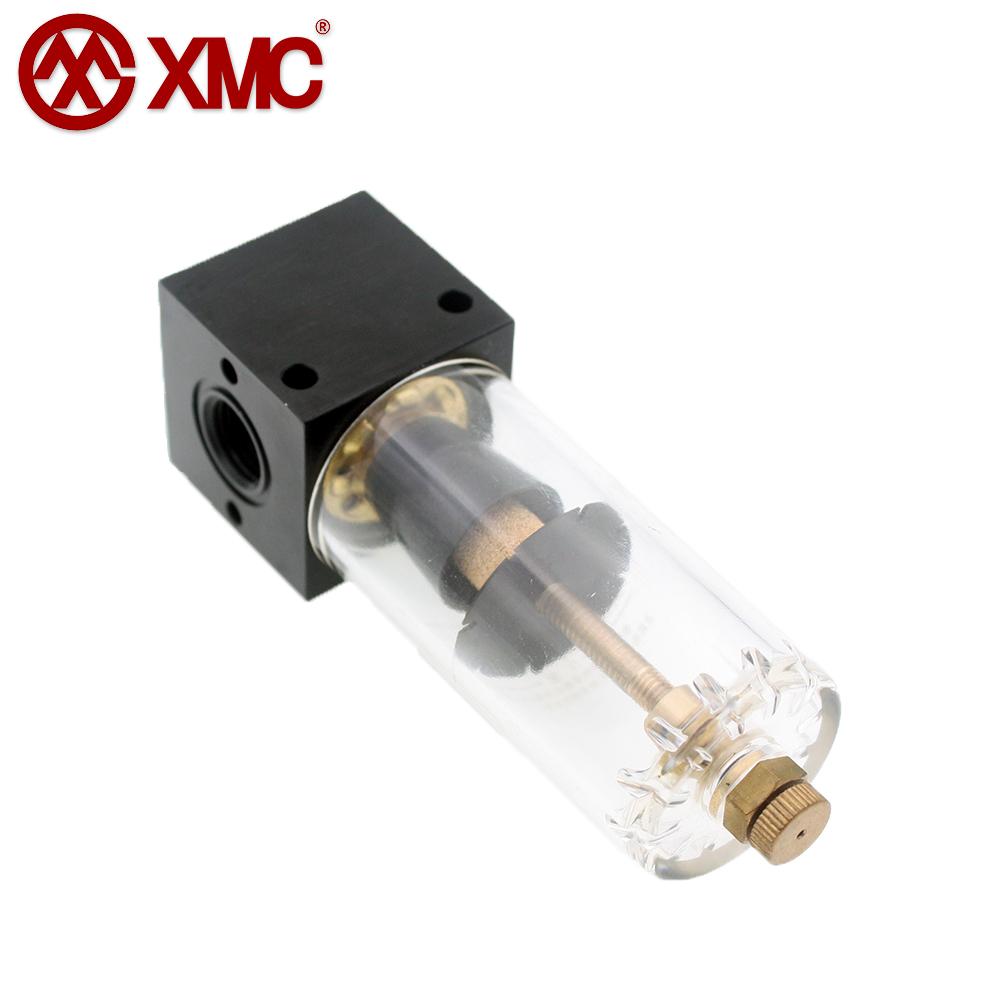 1/4 light in structure compressed air particulate filter for mini pneumatic devices