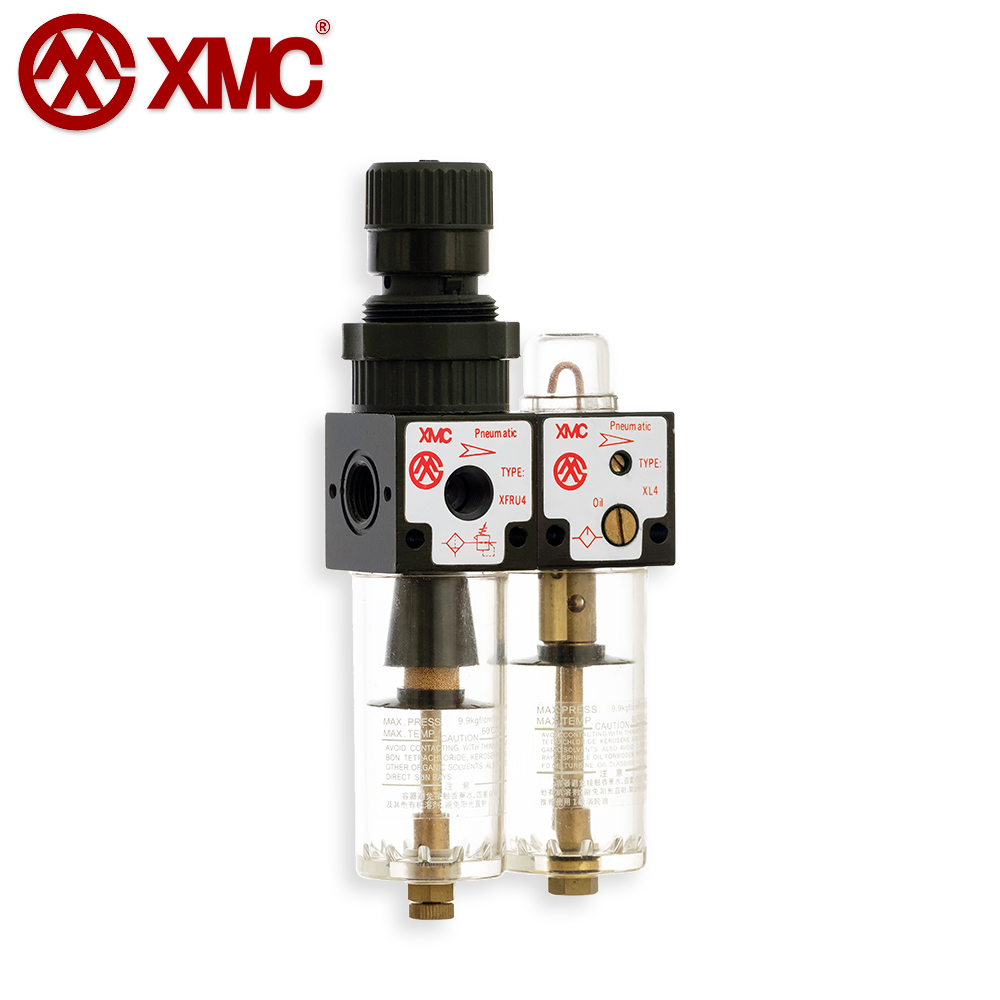 XFRUL4_Air Double-Link Unit (2 Combination Unit, FR+L)_X Series Air Source Treatment Units_XMC (HUAYI) Pneumatic